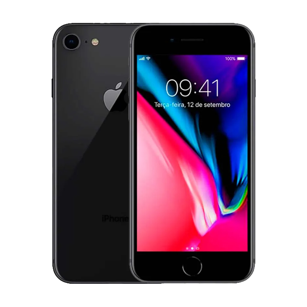 Apple iPhone 8 64GB Preto 4G iOS Seminovo image number 0